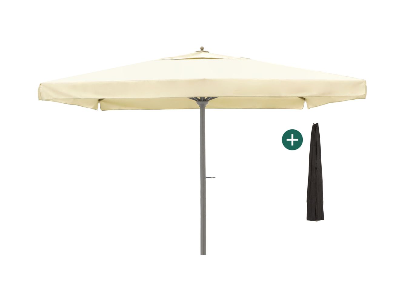 + 10 % Kassenrabatt | Shadowline Java Sonnenschirm 400x400 cm
