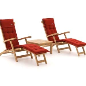 Sunyard Country/Wales 60 cm Deckchair-Set 3-teilig