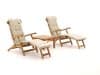 + 10 % Kassenrabatt | Sunyard Country/Wales 60 cm Deckchair-Set 3-teilig