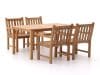 + 10 % Kassenrabatt | Sunyard Wales/Liverpool 160 cm Gartenmöbel-Set 5-teilig