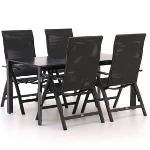 Bellagio Avio/Sestino 160 cm Gartenmöbel-Set 5-Teilig verstelbaar