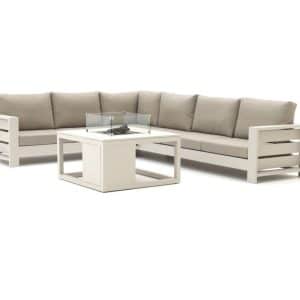 Bellagio Avolo/Cosiraw 100 cm Ecklounge-Set 3-teilig links 6-Sitzer