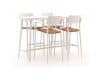 + 10 % Kassenrabatt | Bellagio Cino 175 cm Gartenbar-Set 5-Teilig Stapelbar