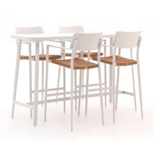 + 10 % Kassenrabatt | Bellagio Cino 175 cm Gartenbar-Set 5-Teilig Stapelbar