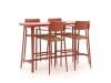 + 15 % Kassenrabatt | Bellagio Cino 175 cm Gartenbar-Set 5-Teilig Stapelbar