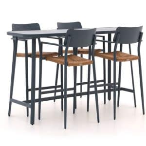 + 10 % Kassenrabatt | Bellagio Cino 175 cm Gartenbar-Set 5-Teilig Stapelbar