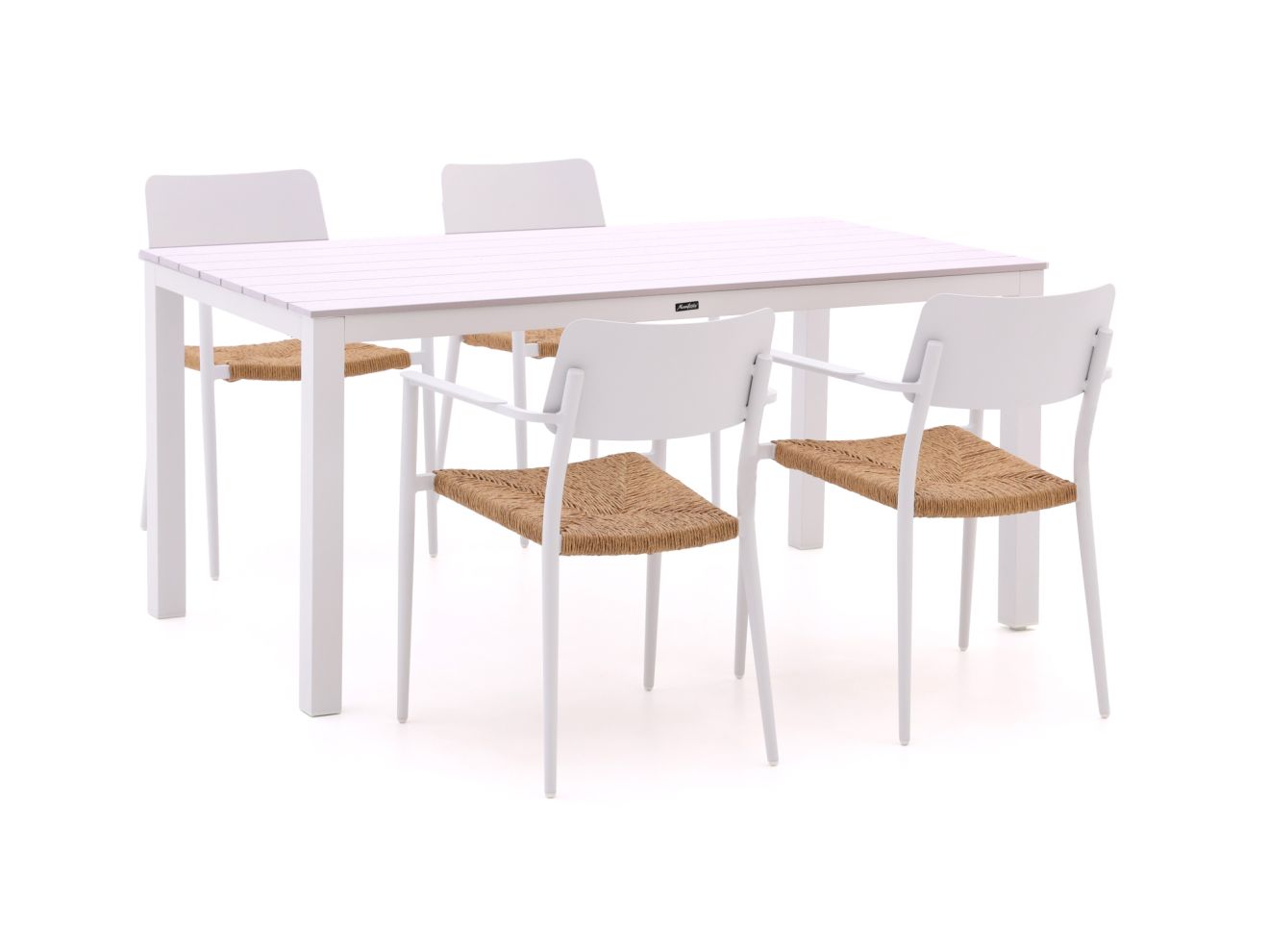 + 15 % Kassenrabatt | Bellagio Cino/Menzano 160 cm Gartenmöbel-Set 5-teilig stapelbar