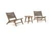 + 10 % Kassenrabatt | Bellagio Elcito Lounge Balkonmöbel-Set 3-teilig