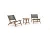 + 10 % Kassenrabatt | Bellagio Elcito Lounge Balkonmöbel-Set 3-teilig