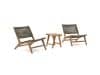 + 10 % Kassenrabatt | Bellagio Elcito Lounge Balkonmöbel-Set 3-teilig