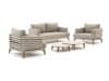 + 10 % Kassenrabatt | Bellagio Esenta Sessel-Sofa Lounge-Set 5-teilig