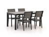 + 10 % Kassenrabatt | Bellagio Fidenza 160 cm Gartenmöbel-Set 5-Teilig Stapelbar