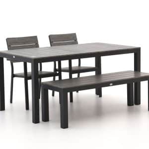 Bellagio Fidenza 160 cm Gartenmöbel-Set mit Sofa 4-teilig stapelbar