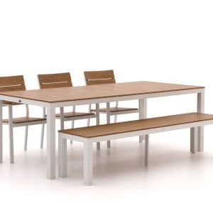 + 10 % Kassenrabatt | Bellagio Fidenza 220 cm Gartenmöbel-Set mit Sofa 5-Teilig Stapelbar