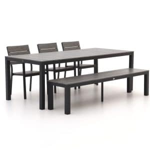 + 10 % Kassenrabatt | Bellagio Fidenza 220 cm Gartenmöbel-Set mit Sofa 5-Teilig Stapelbar