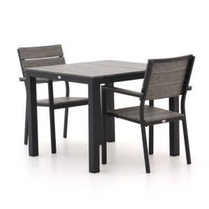 + 10 % Kassenrabatt | Bellagio Fidenza 90 cm Gartenmöbel-Set 3-Teilig Stapelbar