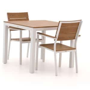 + 10 % Kassenrabatt | Bellagio Fidenza 90 cm Gartenmöbel-Set 3-Teilig Stapelbar
