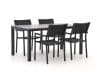 + 15 % Kassenrabatt | Bellagio Roma/Fidenza 160 cm Gartenmöbel-Set 5-teilig stapelbar
