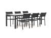 + 10 % Kassenrabatt | Bellagio Roma/Fidenza 220 cm Gartenmöbel-Set 7-teilig stapelbar