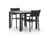+ 15 % Kassenrabatt | Bellagio Roma/Fidenza 90 cm Gartenmöbel-Set 3-teilig stapelbar