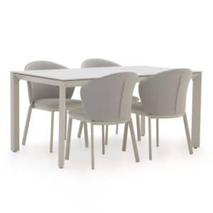 + 10 % Kassenrabatt | Bellagio San Lupo/Sestino 160 cm Gartenmöbel-Set 5-teilig