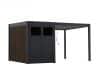 + 10 % Kassenrabatt | Cedrino Pergola 300x300x255 cm inkl. Stauraum 300x200 cm