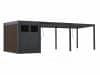 + 10 % Kassenrabatt | Cedrino Pergola 600x300x255 cm inkl. Stauraum 300x200 cm