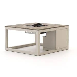+ 10 % Kassenrabatt | Cosiraw Lounge Feuertisch 100x100x55 cm