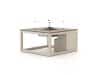 + 10 % Kassenrabatt | Cosiraw Lounge Feuertisch 100x100x55 cm