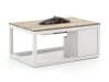 + 10 % Kassenrabatt | Cosiraw Lounge Feuertisch 120x80x55 cm