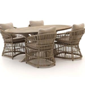+ 10 % Kassenrabatt | Intenso Cameri/ROUGH-Y Ellips 200 cm Gartenmöbel-Set 5-Teilig