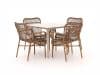 + 10 % Kassenrabatt | Intenso Parma/Sora 90 cm Gartenmӧbel-Set-5-teilig stapelbar