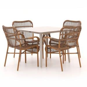 + 10 % Kassenrabatt | Intenso Parma/Sora 90 cm Gartenmӧbel-Set-5-teilig stapelbar