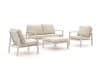 + 10 % Kassenrabatt | Manifesto Alzano Sessel-Sofa Lounge-Set 4-teilig
