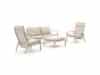 + 10 % Kassenrabatt | Manifesto Alzano Sessel-Sofa Lounge-Set 4-teilig verstellbar