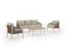 + 10 % Kassenrabatt | Manifesto Copparo Sessel-Sofa Lounge-Set 4-teilig