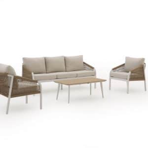 + 10 % Kassenrabatt | Manifesto Copparo Sessel-Sofa Lounge-Set 4-teilig