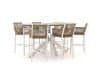 + 10 % Kassenrabatt | Manifesto Rivola/ROUGH-Y Ellips 240 cm Gartenbar-Set 7-teilig