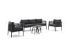+ 10 % Kassenrabatt | Manifesto Salera/Bovezzo Sessel-Sofa Lounge-Set 5-teilig