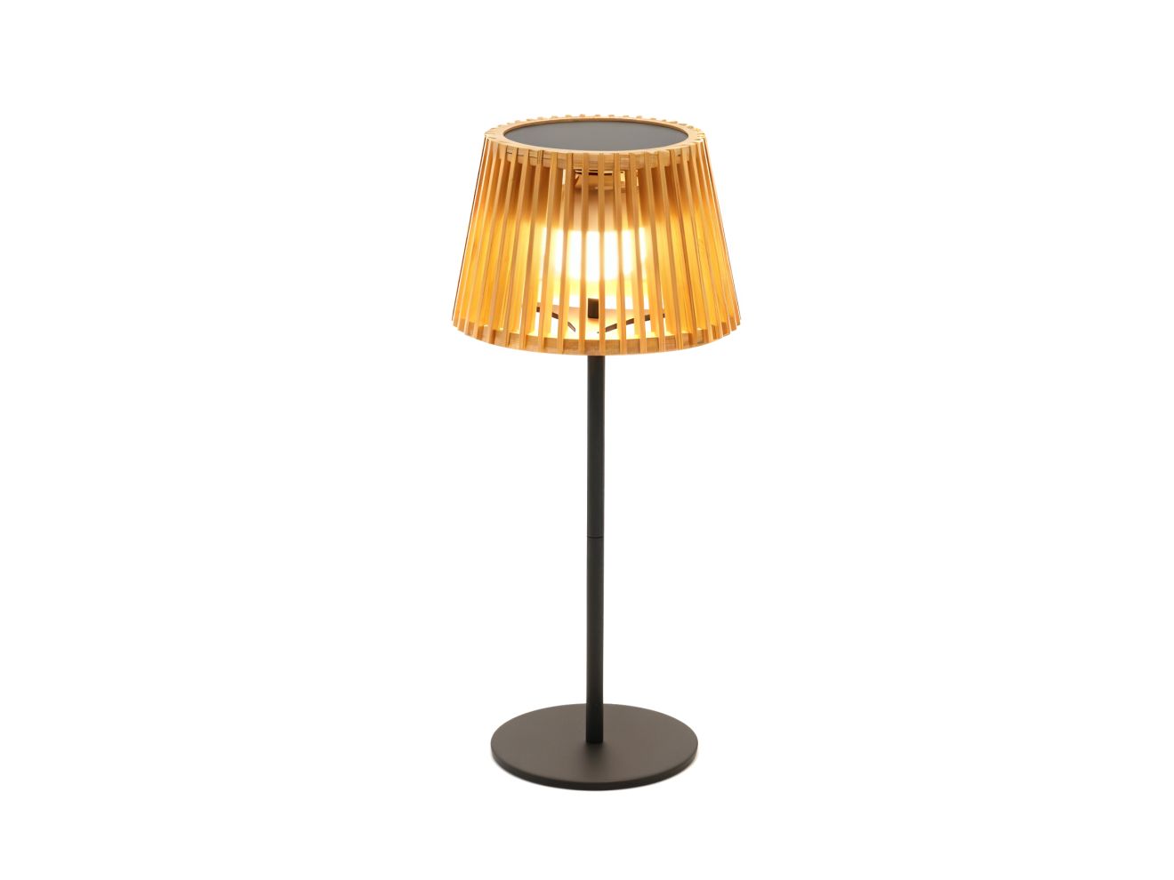 + 10 % Kassenrabatt | New Garden Okinawa Solar-Tischlampe aufladbar dimmbar ø 16 cm (h: 36 cm)