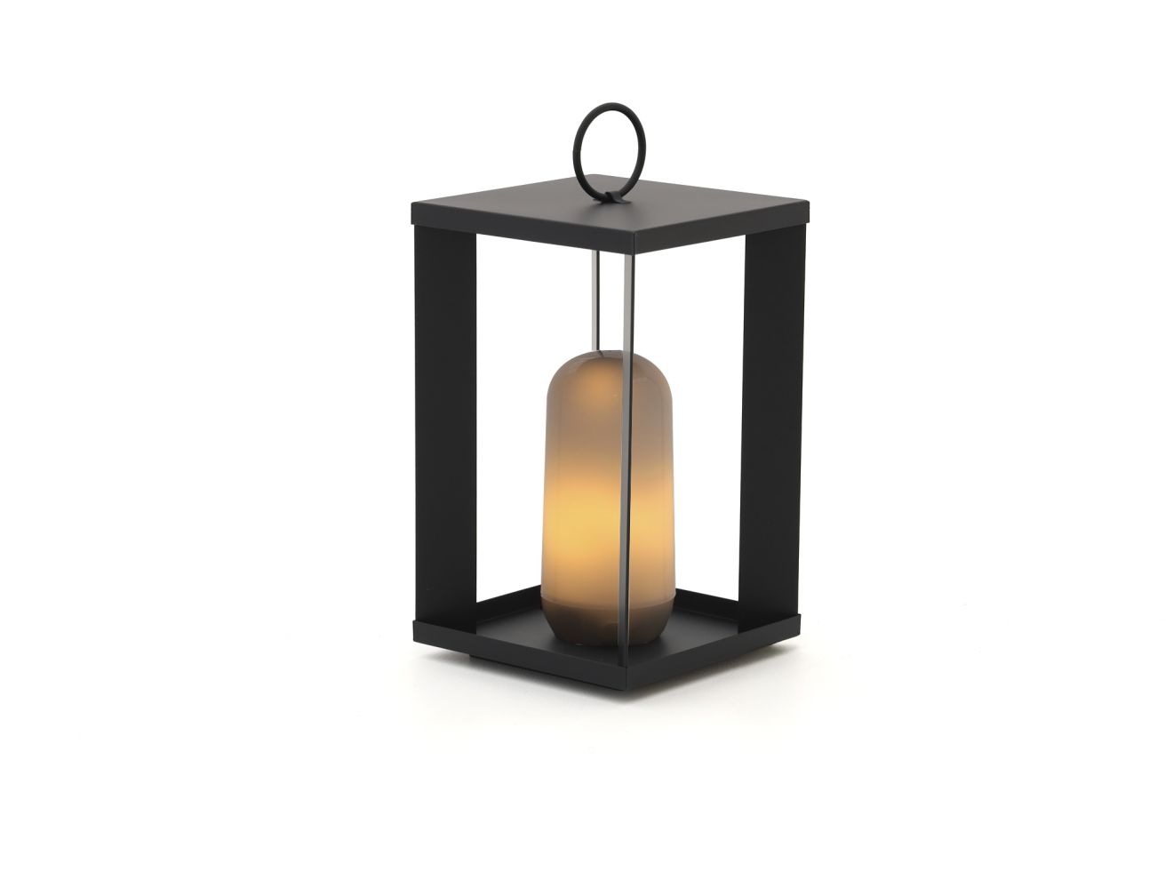 + 15 % Kassenrabatt | New Garden Siroco LED-Laterne aufladbar dimmbar ø 18 cm (h: 30 cm)