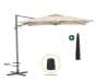 + 10 % Kassenrabatt | Shadowline Francisco Ampelschirm 260x260 cm
