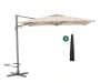 + 10 % Kassenrabatt | Shadowline Francisco Ampelschirm 260x260cm