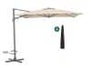 + 10 % Kassenrabatt | Shadowline Francisco Ampelschirm 300x300 cm