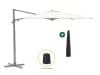 + 10 % Kassenrabatt | Shadowline Francisco Ampelschirm 300x300 cm