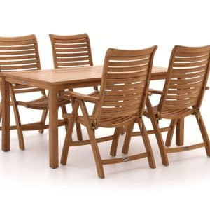 Sunyard Corby/Liverpool 160 cm Gartenmöbel-Set 5-teilig verstelbar