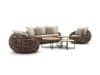 + 10 % Kassenrabatt | Apple Bee Cocoon Sessel-Sofa Lounge-Set 6-teilig 5-Sitzer