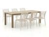 + 10 % Kassenrabatt | Apple Bee Hawaii/ROUGH-S 220 cm Gartenmöbel-Set 7-teilig stapelbar