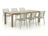 + 10 % Kassenrabatt | Apple Bee Hawaii/ROUGH-S 220 cm Gartenmöbel-Set 7-teilig stapelbar
