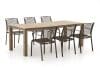 + 10 % Kassenrabatt | Apple Bee Hawaii/ROUGH-S 220 cm Gartenmöbel-Set 7-teilig stapelbar